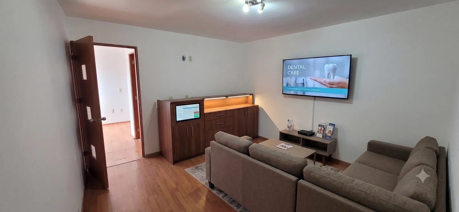 Modelo Israel — recepción amueblada